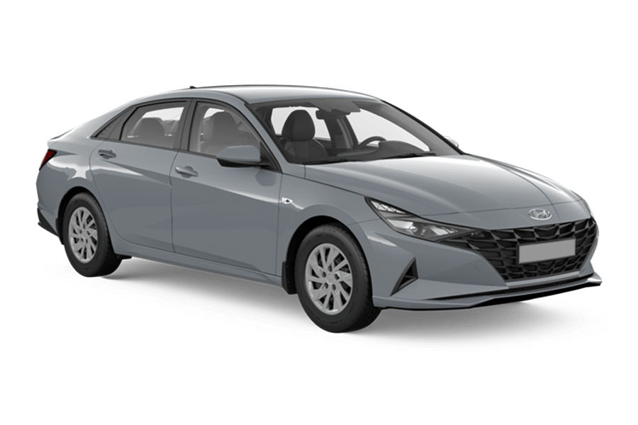 Hyundai Elantra в цвете Серый Electric Shadow