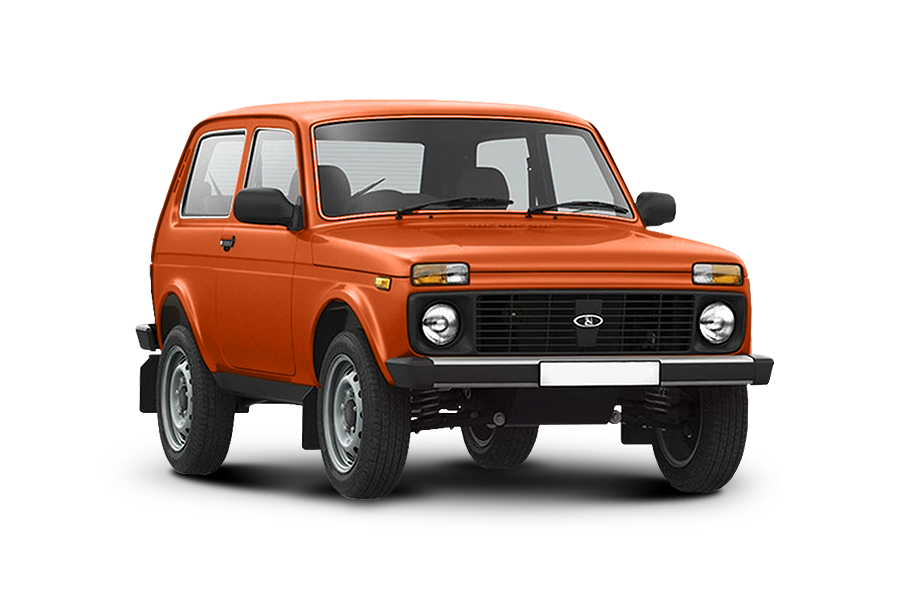 Lada (ВАЗ) 2121 (4x4) Рестайлинг (2020) в цвете Orange