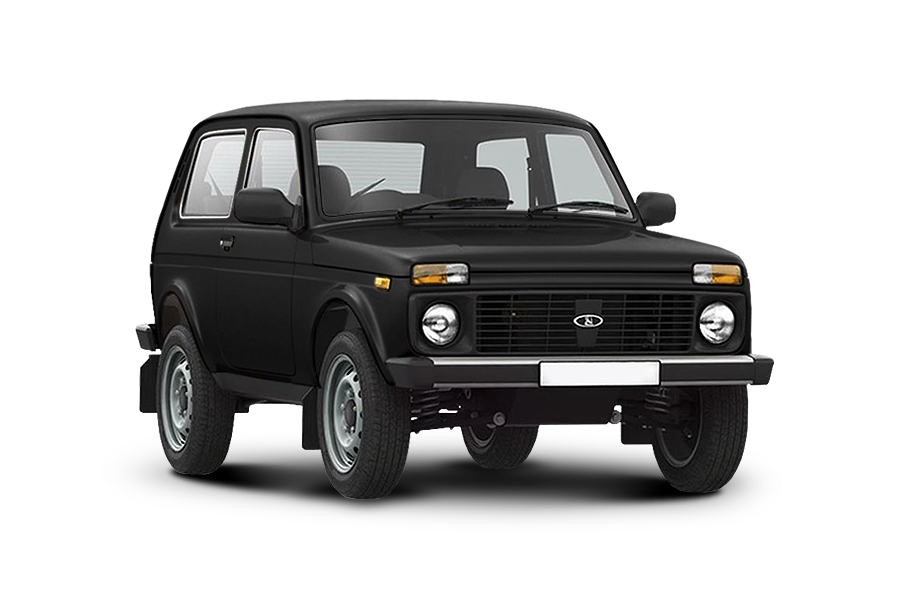 Lada (ВАЗ) 2121 (4x4) Рестайлинг (2020) в цвете Black