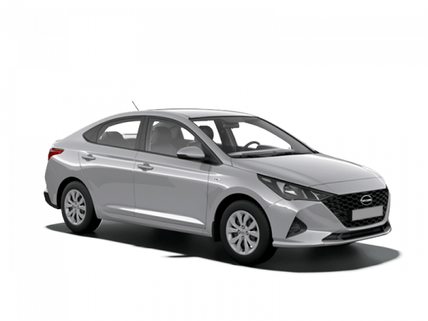 Hyundai Solaris Рестайлинг в цвете Sleek Silver